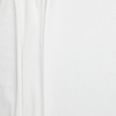 100% Organic Cotton Rib Knit - Ivory
