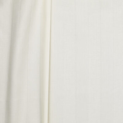 100% GOTS Cotton Twill Weave Stripe - Undyed