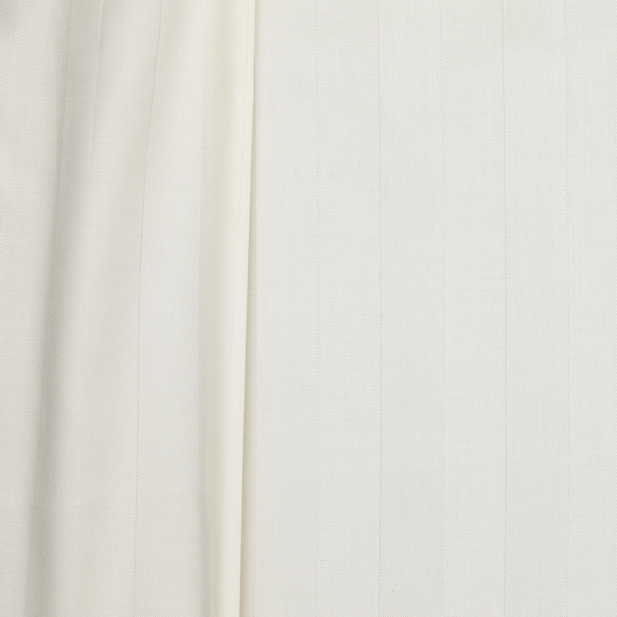 100% GOTS Cotton Twill Weave Stripe - Undyed