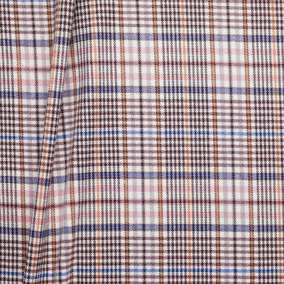 Check Stretch Twill - Pink