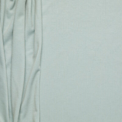 Tencel/Polyester Vertical Stripe Interlock - Soft Blue