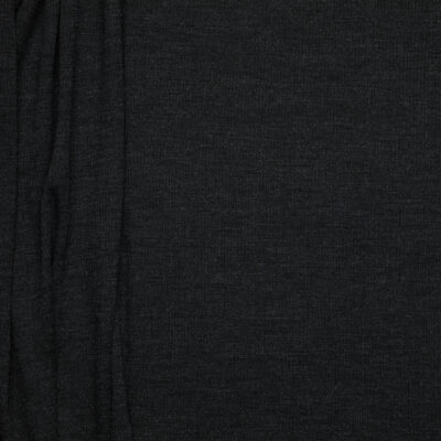 Celeste Wool 2x2 Rib Piece Dye - Charcoal
