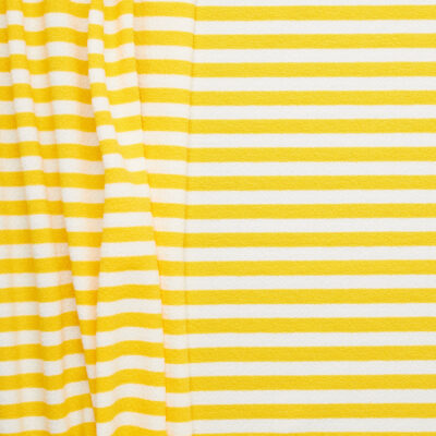 Crepe Stripe Suiting - Yellow