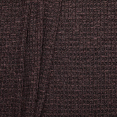 Cotton/ Viscose Broad Rib - Merlot