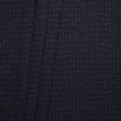 Cotton/ Viscose Broad Rib - Midnight