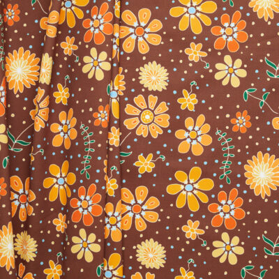 Polyester Floral Swimwear - Choc