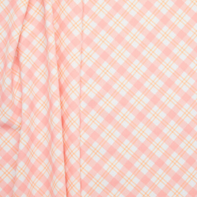 Polyester Plaid Swimwear - Pink
