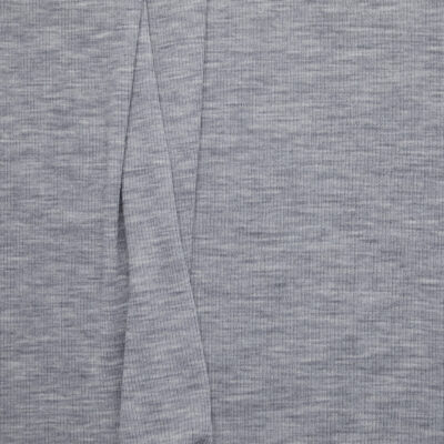 Celeste Wool 2x2 Rib - Heather Grey