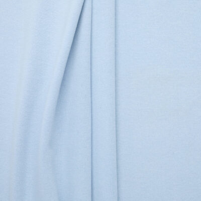 Cotton/ Elastane 1 x 1 Rib - Blue