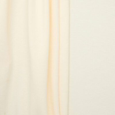 Cotton/ Elastane 1 x 1 Rib - Whisper White
