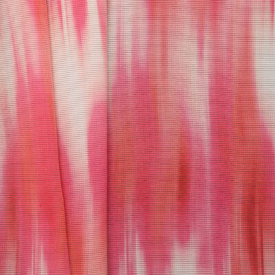 100% Silk Ombre Crepe de Chine - Pink