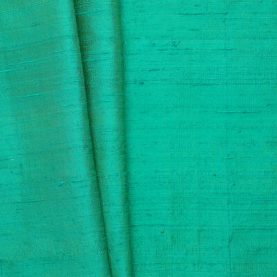 100% Silk Dupion - Emerald Green
