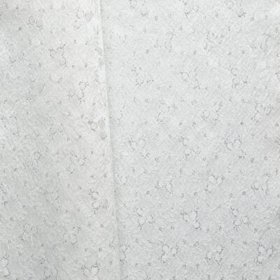 Decorative Floral Satin - Silver