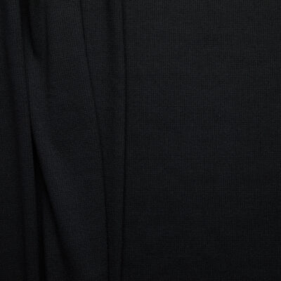 Organic Cotton Rib 2x1 - Black