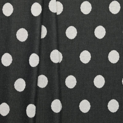 Lady McElroy Ponte Polka - Charcoal + Ivory