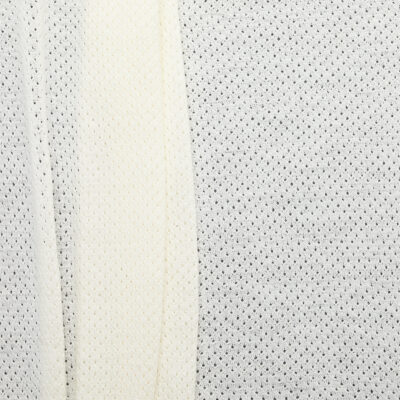 100% Wool Eyelet Jersey - Wool White