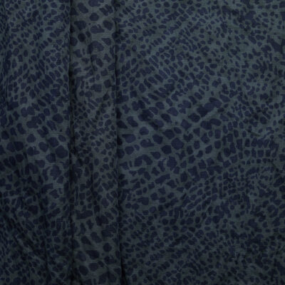 "Wild" Lightweight Cotton Crushable - Navy