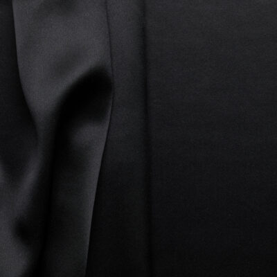 Silk Satin "Liv" - Black