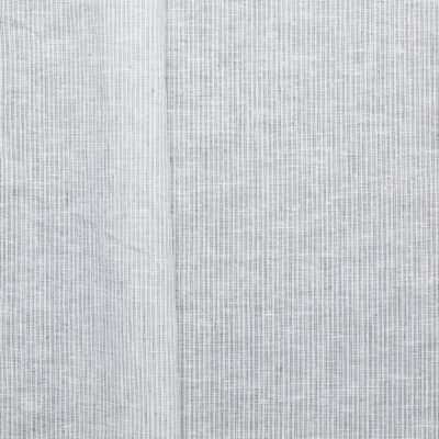 Hemp Organic Cotton Shirting Stripe - Blue/ White