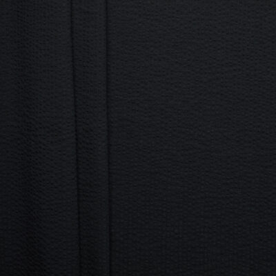 Japanese Cotton Seersucker - Black