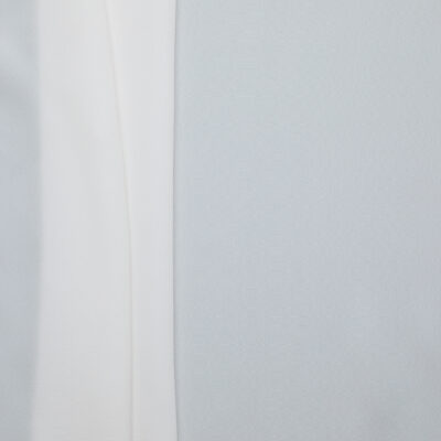 Silk Viscose Crepe de Chine - Ecru