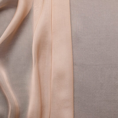 100% Silk Chiffon - Beige