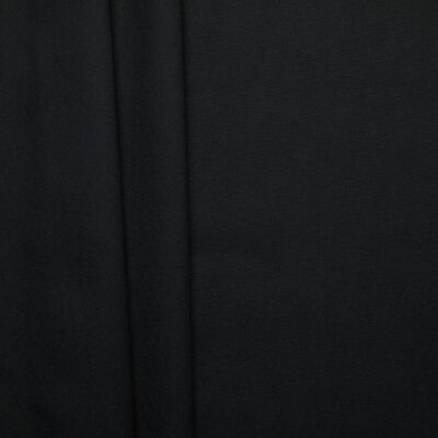 Thick Cotton Stretch Plain - Black