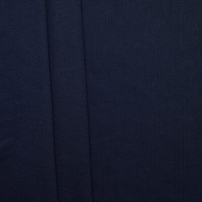Poly Cotton Jersey - Ink Navy