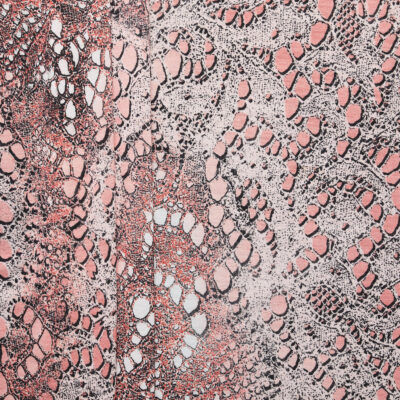 Snake Print Jersey - Pink