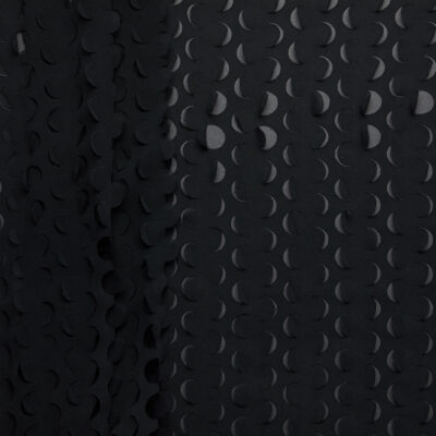Punchout Georgette - Black