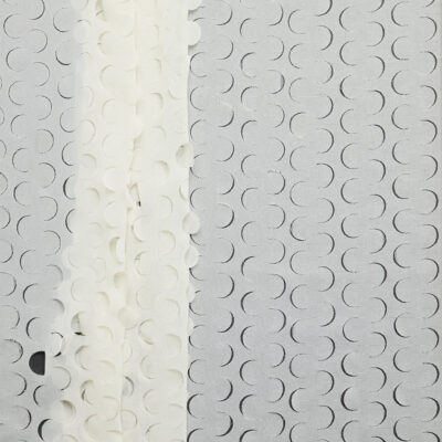 Punchout Georgette - Cream
