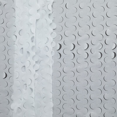Punchout Georgette - Silver