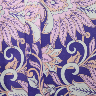 Paisley Plain Weave - Purple
