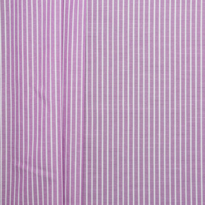 100% Cotton Stripe Shirting - Violet