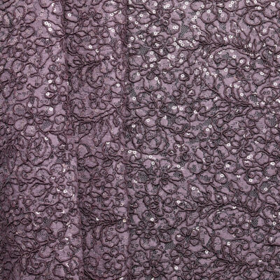 Corded Lace Sequin - Lilac