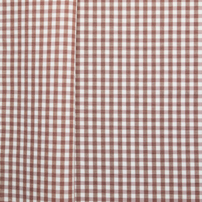 Gingham - Taffy Brown/ White
