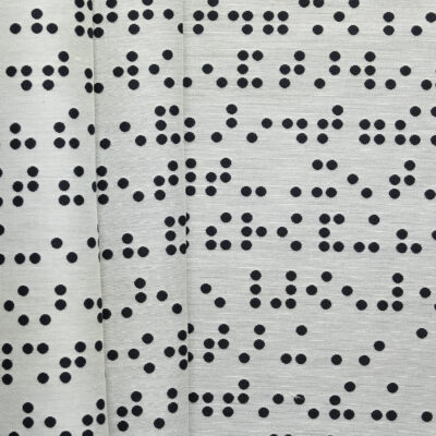Striped Braille Jacquard - Communication