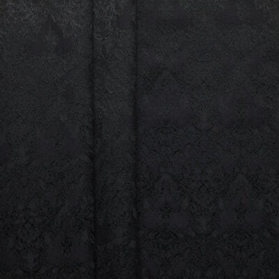 Jacquard Lace Look Stretch - Black